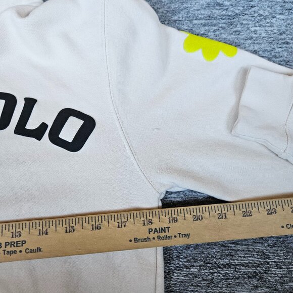 Sturniolo Triplets Hoodie Beige Long Sleeve Logo Floral Unisex Small 2 Million - Picture 10 of 13